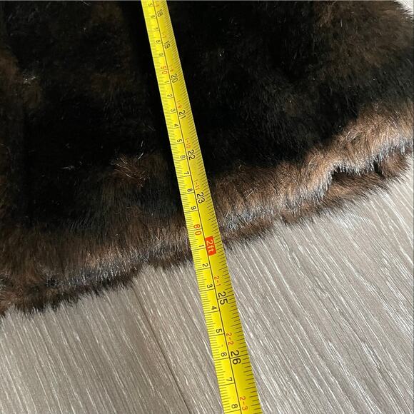 Cote Femme Brown Fur Coat - Picture 10 of 11